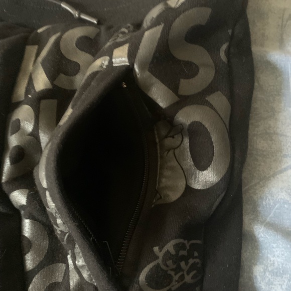 SLOWBUCKS MENS SWEATPANTS SIZE L BLACK Reflective material really HOT ! - Picture 13 of 15